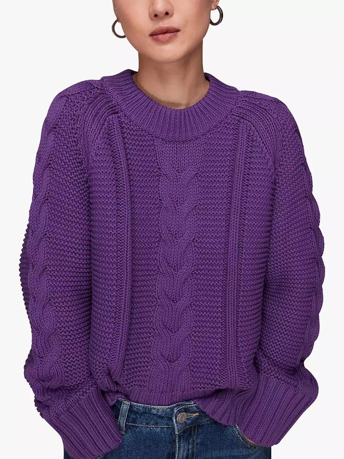 Whistles Cable Knit Jumper