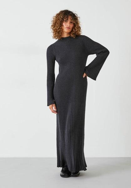 HUSH Karo Ribbed Jumper Dress