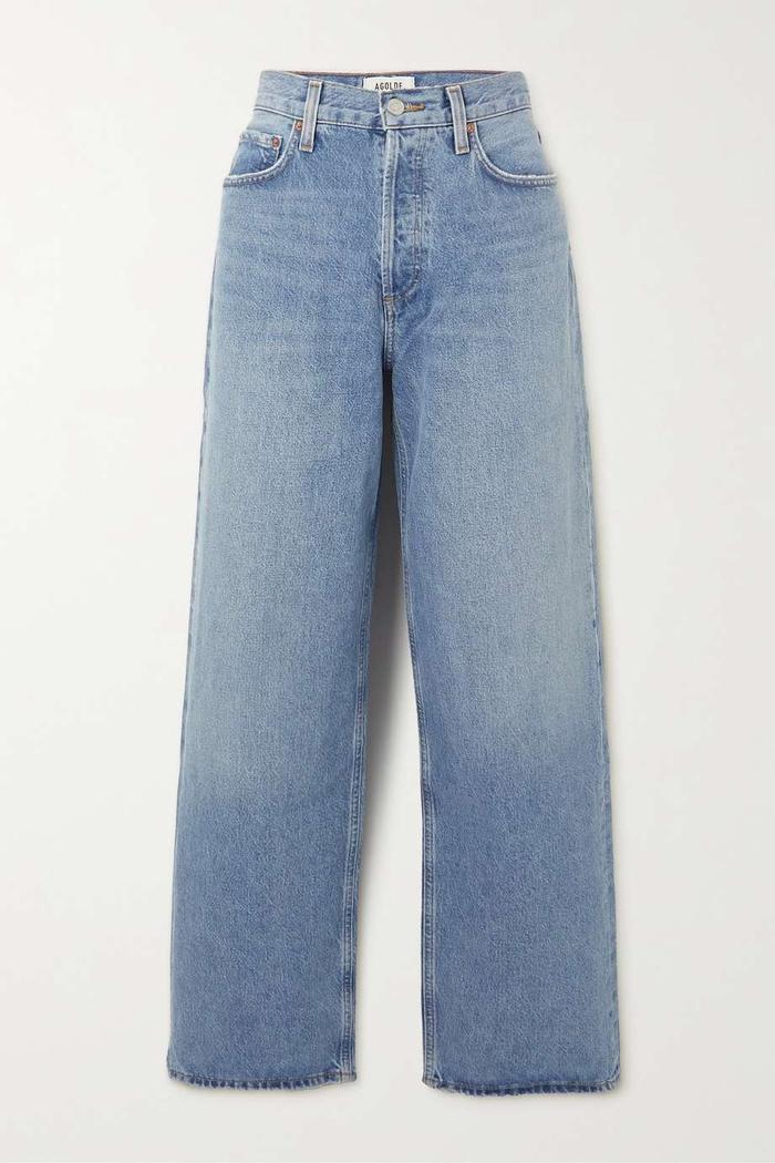 Agolde + Net Sustain The Low Slung Baggy Organic Wide-Leg Jeans