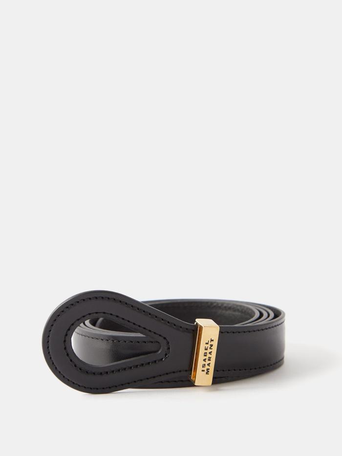 Isabel Marant Brindi Knot-Tip Leather Belt