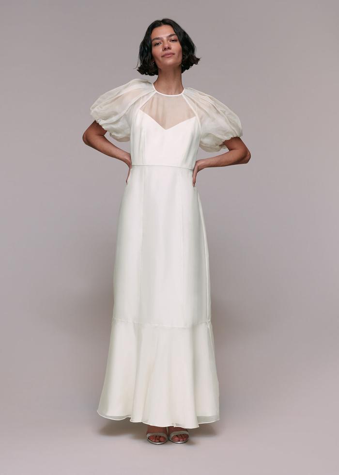 Whistles Sabrina Silk Wedding Dress