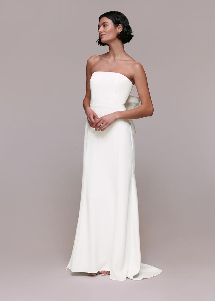 Whistles Ellis Strapless Wedding Dress