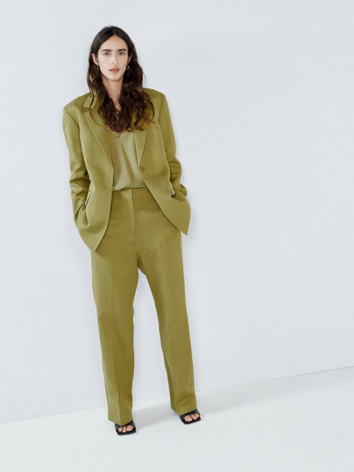 Raey Relaxed Ramie and Cotton-Blend Tailored Trouser