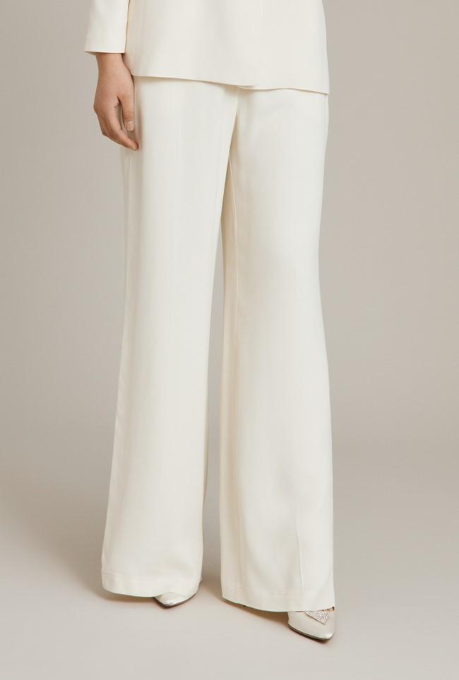 Ghost Senna Crepe Wide-Leg Trousers