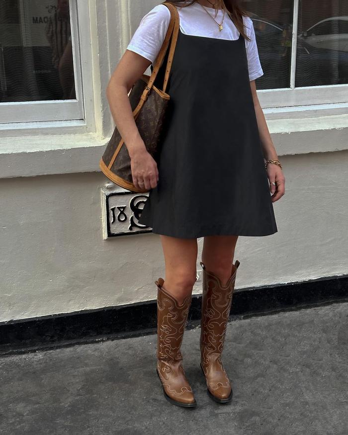 8 Dress-and-Boot Combos That Work Every Time: @francescasaffari
